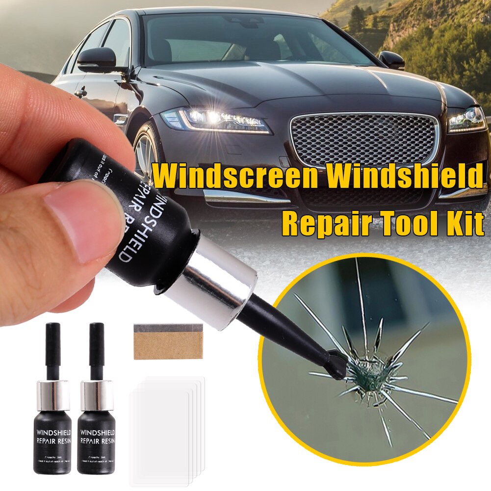 Automotive Glass Chip Repair Tool Kit Nano Repair Fluid Car Window Glass Crack Repair Tool Kit Car Assecories