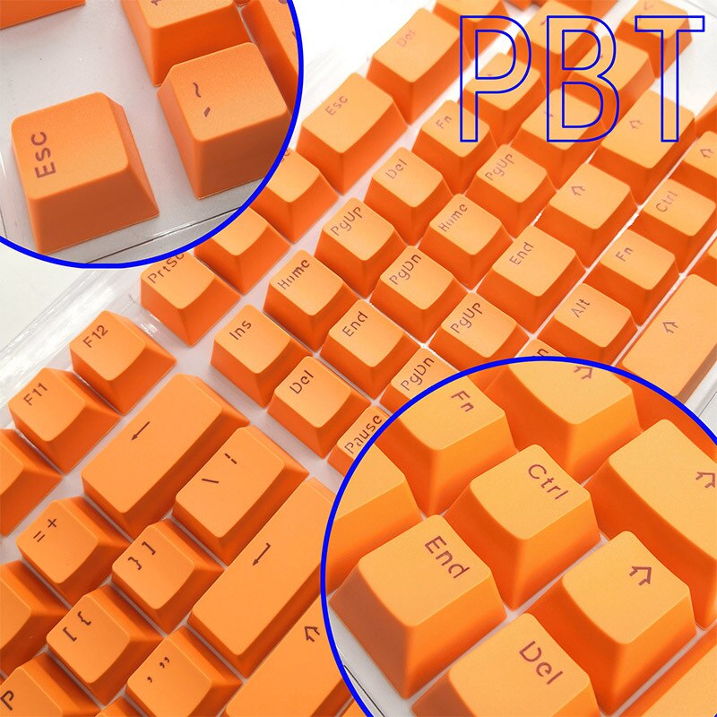 Eagiacme PBT Tastenkappen Für Mini Mechanische Tastatur Anzug Für 61/64/68/71/82/84 Layout Tastatur Mit Transparent RGB Buchstaben