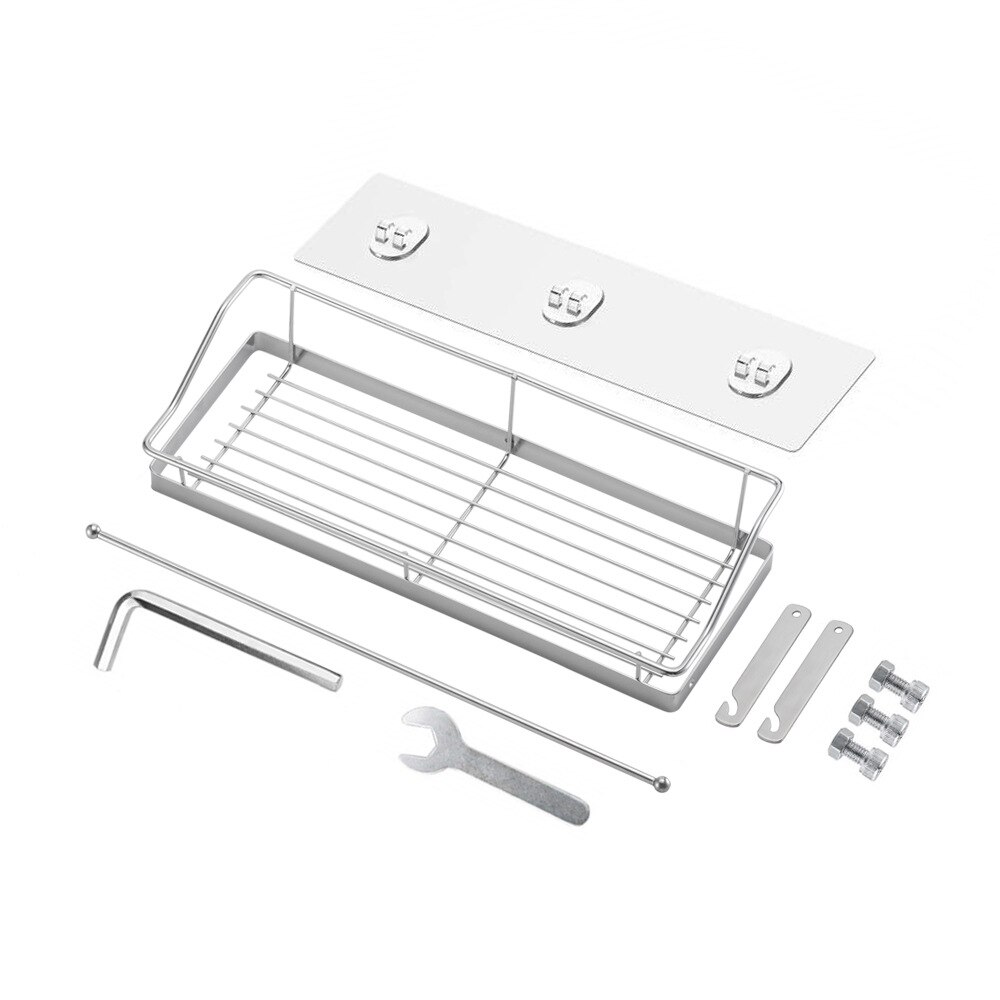 CHUBAN Multifunctional Stainless Steel Non Perforated Paper Towel Storage Rack In Bathroom, Toilet and Kitchen Towel Rack A125: 3