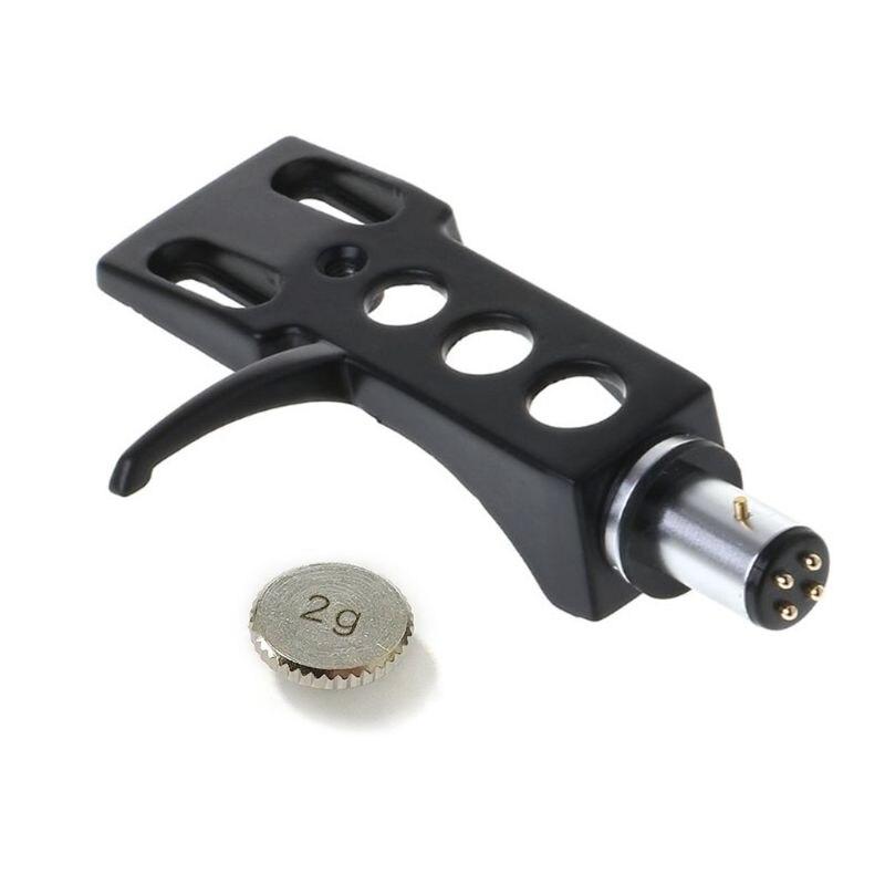 Universele Draaitafel Headshell Mount Lp Phono Cartridge Vervanging Fonograaf Hoofd Houder Stylus Lood Draad