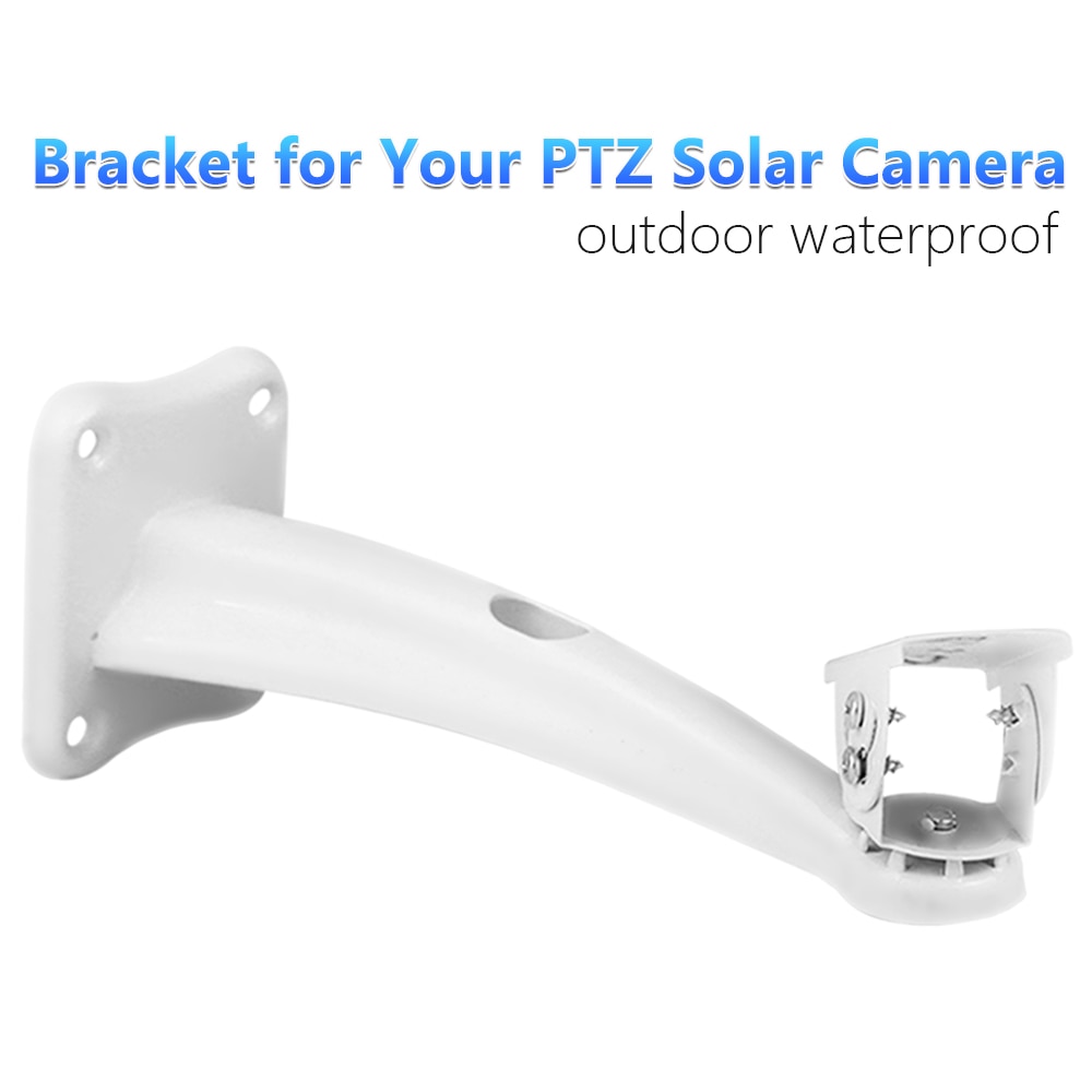 Bracket for Outdoor Solar PTZ Camera WIFI use Camera Bracket Support CCTV Camera Wall Mount Stand Aluminum Metallic