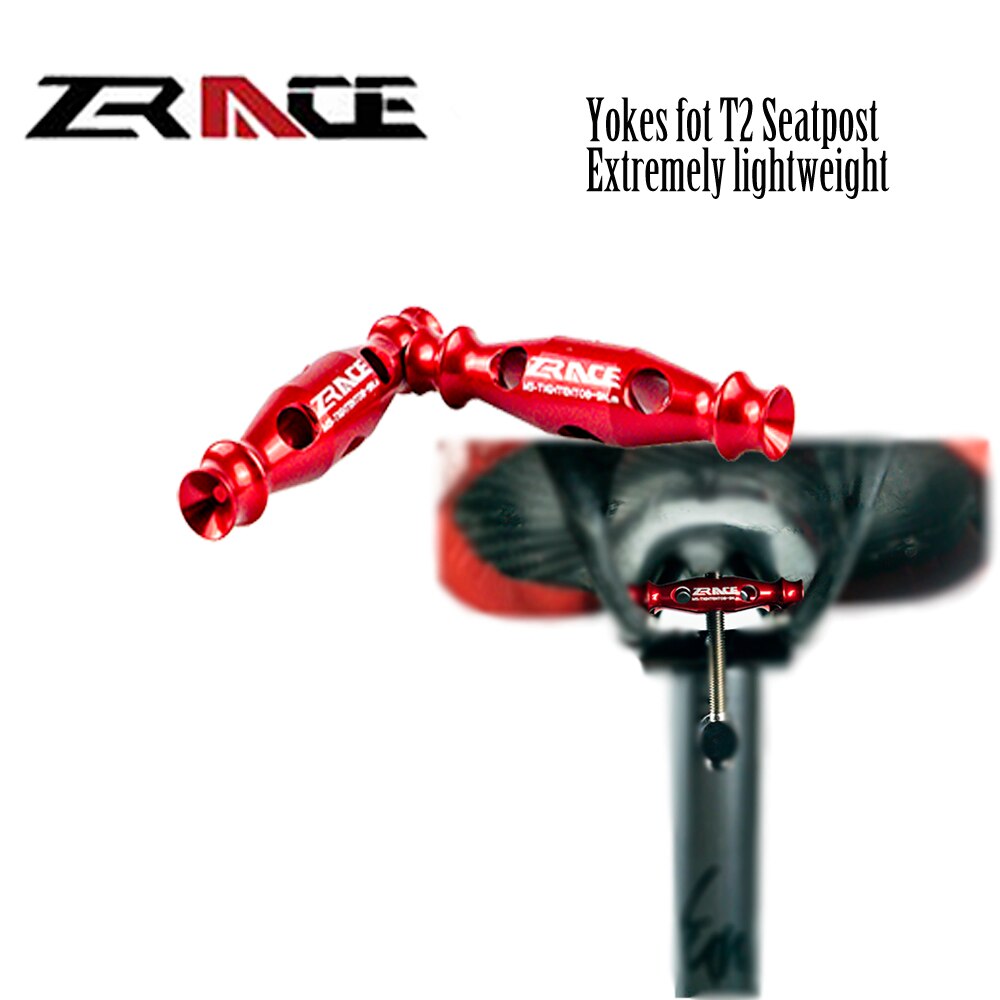ZRACE extremely lightweight collar for T2 seatpost, 10g a pair-red/black, parts of passion seatpost collar Estremamen