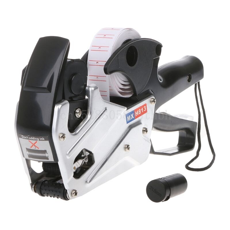 5pcs Universal Price Label Tag Maker Labeller MX-H813 Coding Machine Ink Wheel Roller Black