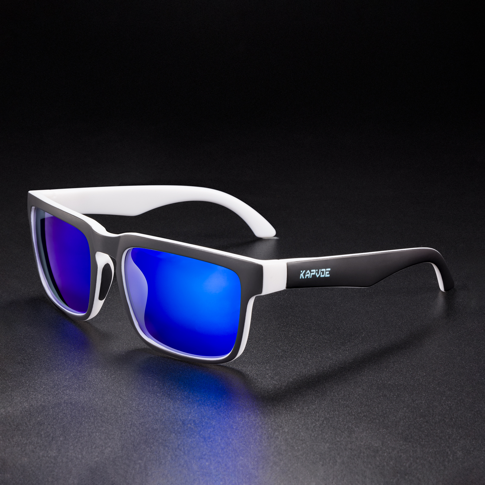 Kapvoe Gepolariseerde Fietsbril Heren MTB Mountainbike Brillen Dames Fiets zonnebril Rijden Vissen Wandelbril: Zilver