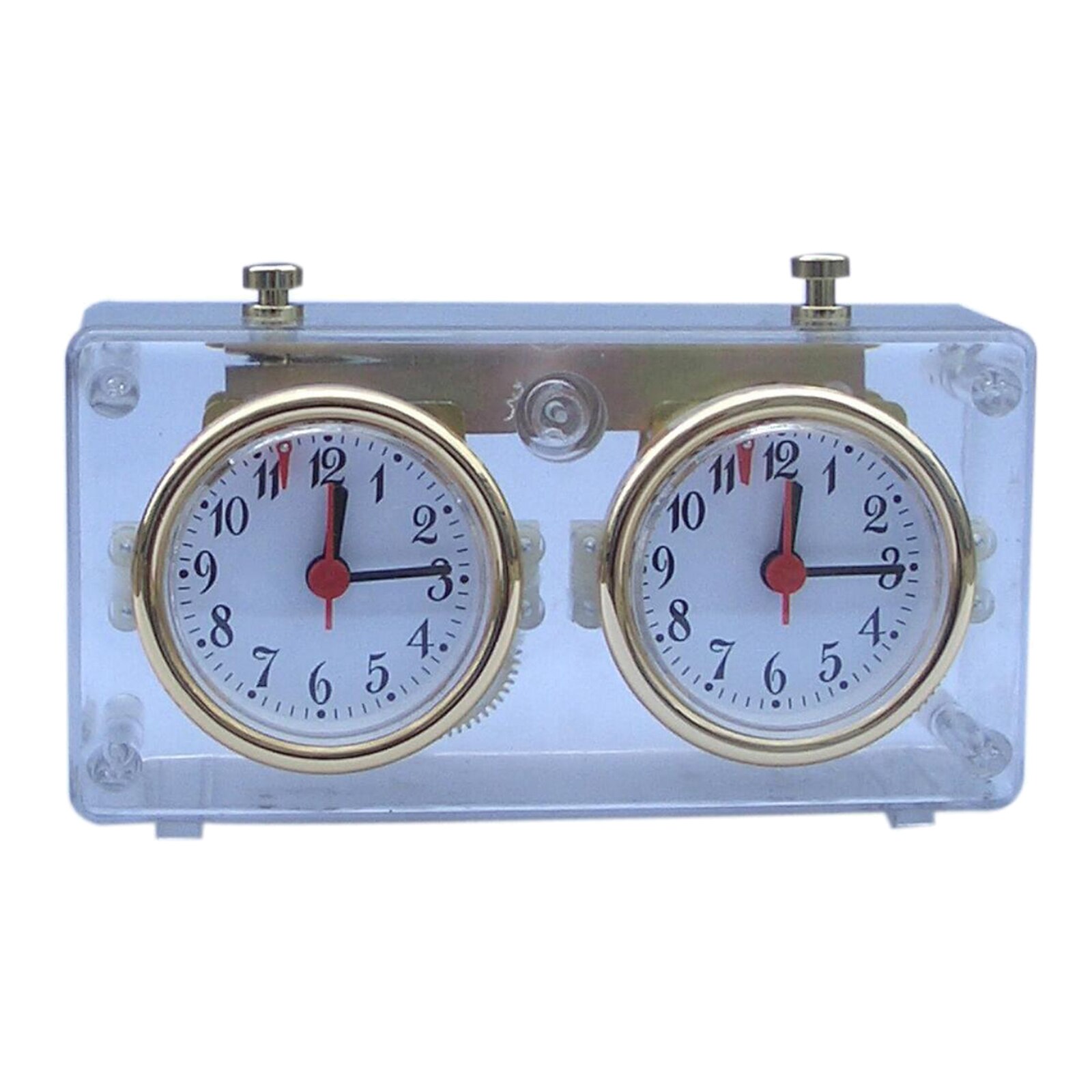 1pc Competition Game Analog Chess Clock Timer Accurate for Board Games No Battery Needed