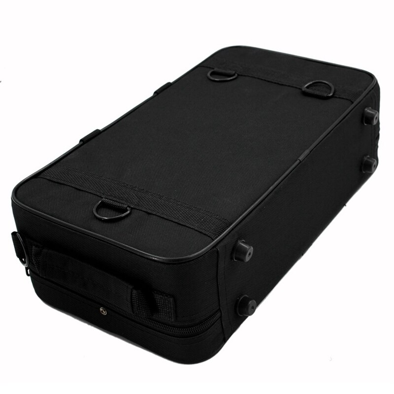 Bolsa de almacenamiento para instrumentos musicales, caja de clarinete de espuma engrosada, con correa para ASA, anti-vidrieras y clarinete de almacenamiento