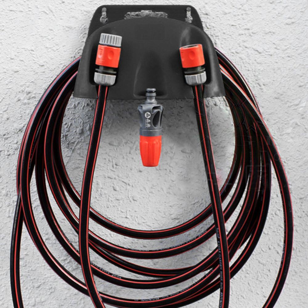 Plastic Hose Holder Wall Mount Garden Pipe Hose Storage Holder Dispenser Rack Cable Organizer Tool Home Storage Racks