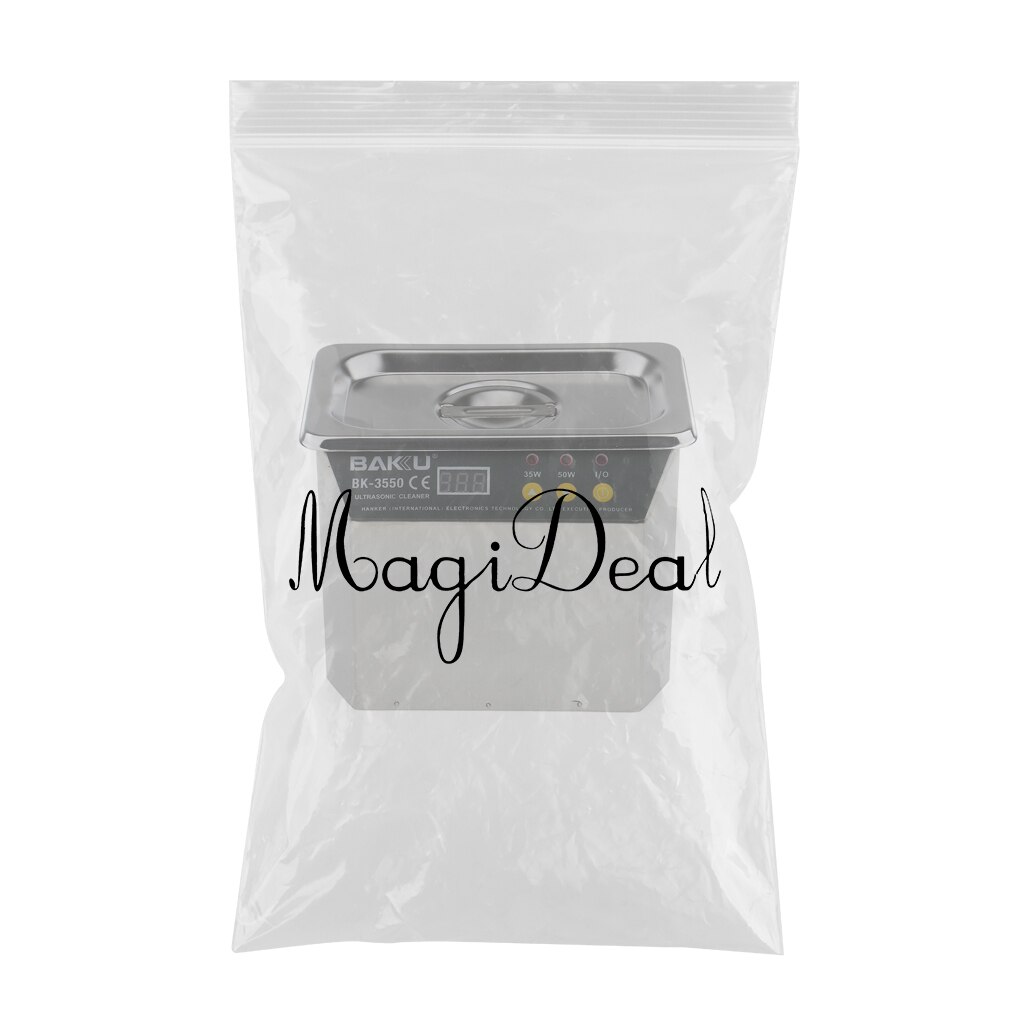 Stainless Steel Jewelry Watch Ultrasonic Cleaner Electronic Parts Cleaning Machine EU Plug