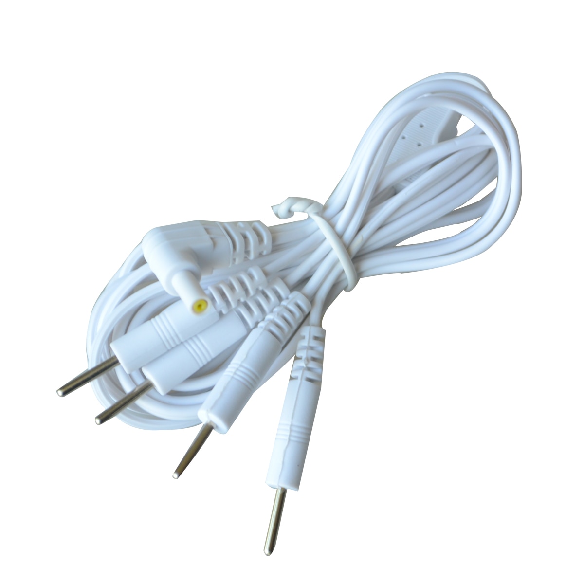 Electrodo de cabeza 4 en 1, 1 Pin, 2,35x0,8mm, Cable de plomo, conector de sedal para máquina de terapia electrónica TENS/EMS