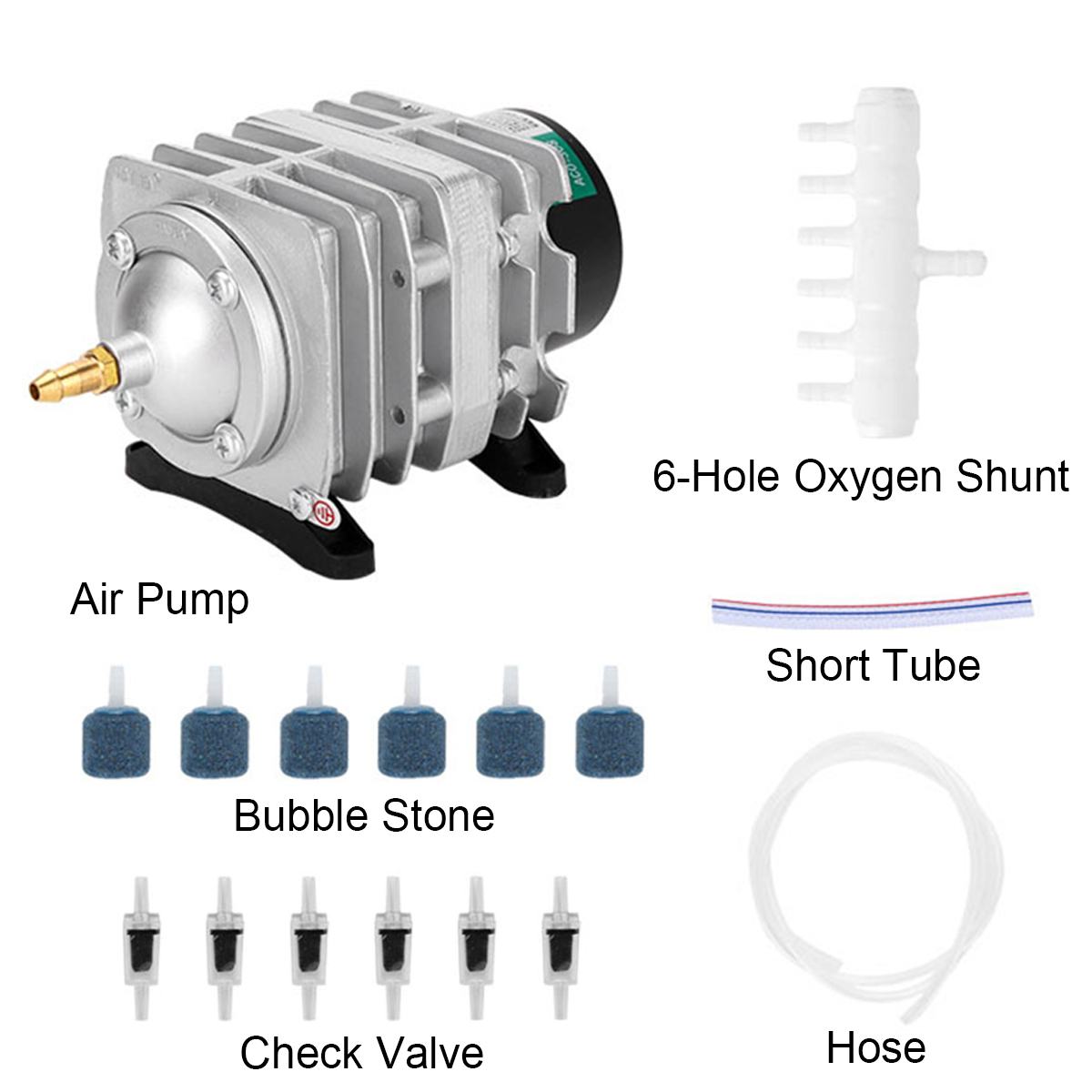 Aquarium electromagnetic air compressor 82L/min fish tank air pump increasing oxygen pump HAILEA