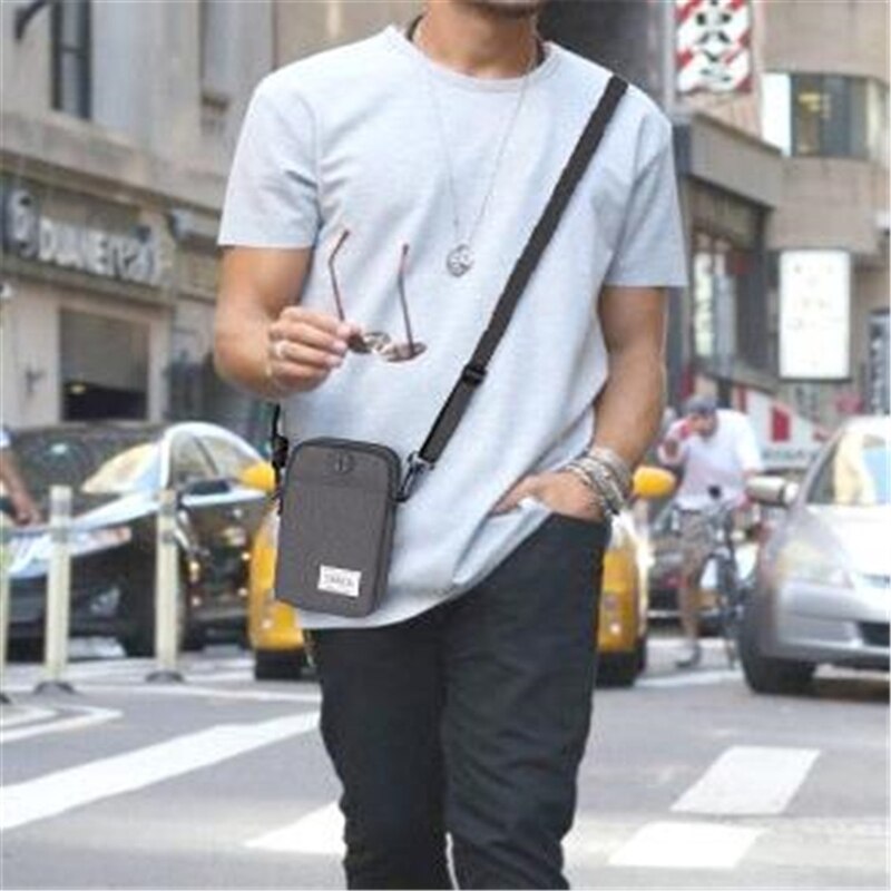 Crossbody étanche sac de rangement de documents accroché des deux côtés multifonction sacs décontractés