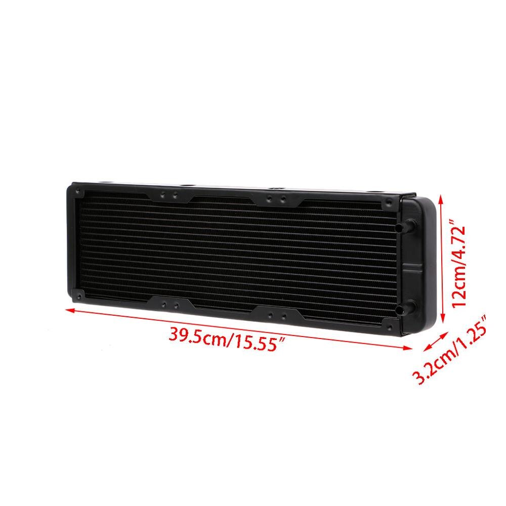 80/120/240/360mm Aluminum Computer Radiator Water Cooler Cooling For CPU GPU VGA RAM Heatsink Exchanger liquid Cooler: 360mm
