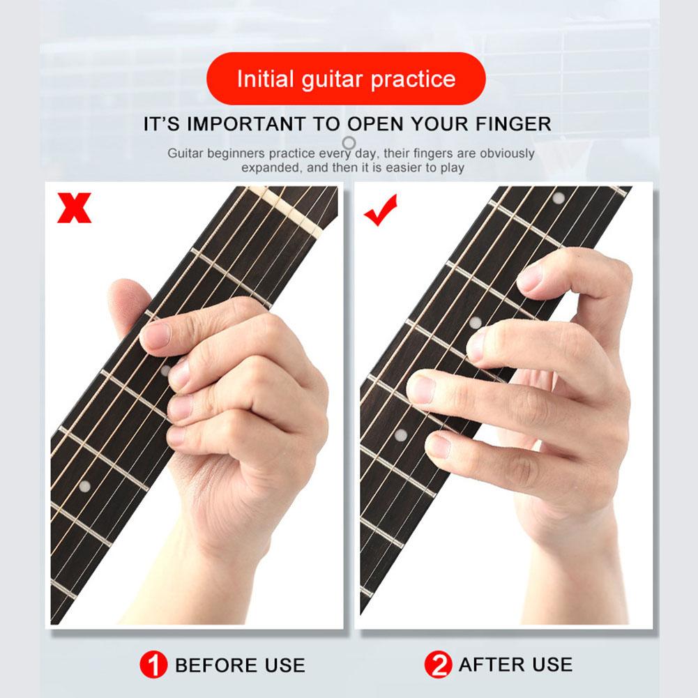 Guitar Finger Expansion Finger Sleeve Finger Force Span Practing Trainer Tool Musical Instrument Accessories Auxiliary Exerciser