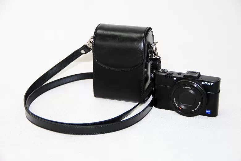 Funda Vintage de piel sintética para cámara Sony ZV1, RX100 VII, HX90, RX100M2, RX100M3, M4, RX100 VI, RX100 VII, RX100 VI, WX500: 808-Black