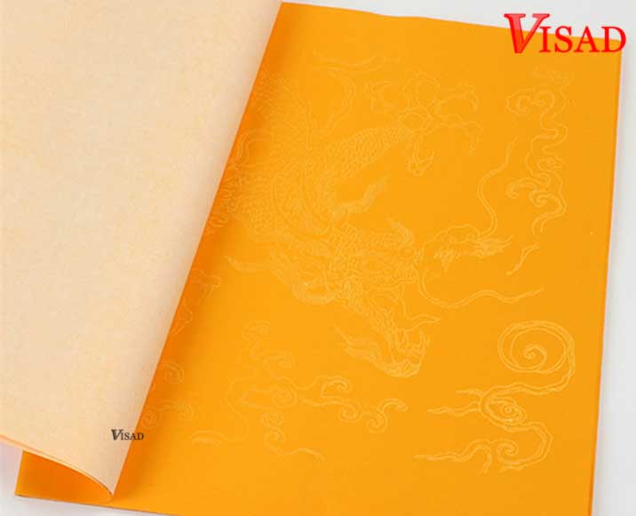 Fadcaer 1 Roll Red Xuan Paper 2000x17x0.1cm Chinese