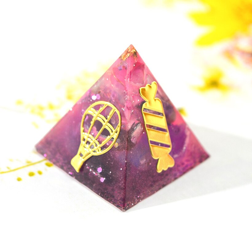 Sacred Geometric Copper Orgonite Sticker Flower Life Tree DIY Energy Tower Pyramid Material Epoxy Resin Art Crafts