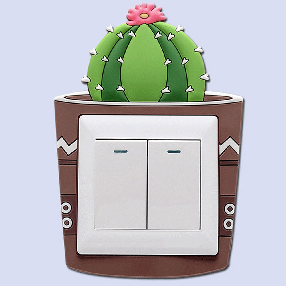 3D Light Switch Luminous Stickers Wall Stickers Switch Cover Socket Protector Wall Self-Adhesive Decor For Home Room Decoration: 3