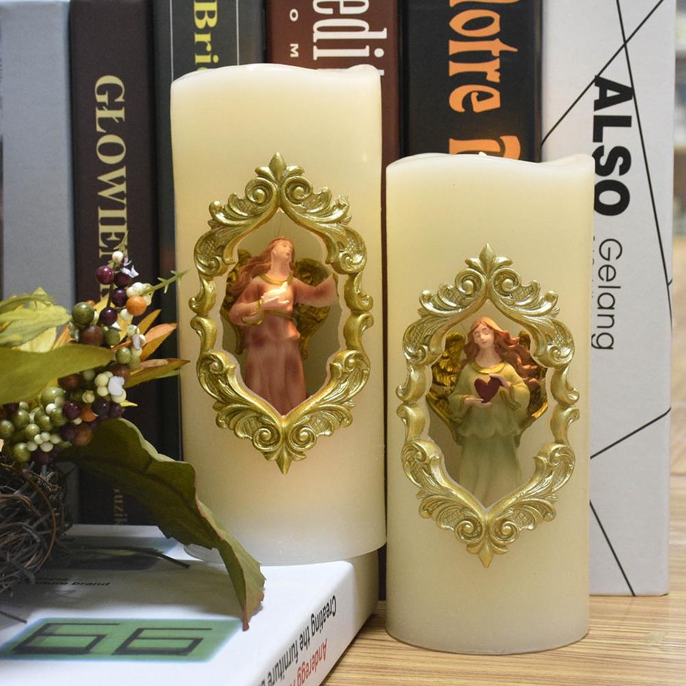 Christmas Electronic Angel Candle Lamp Battery-powered Light