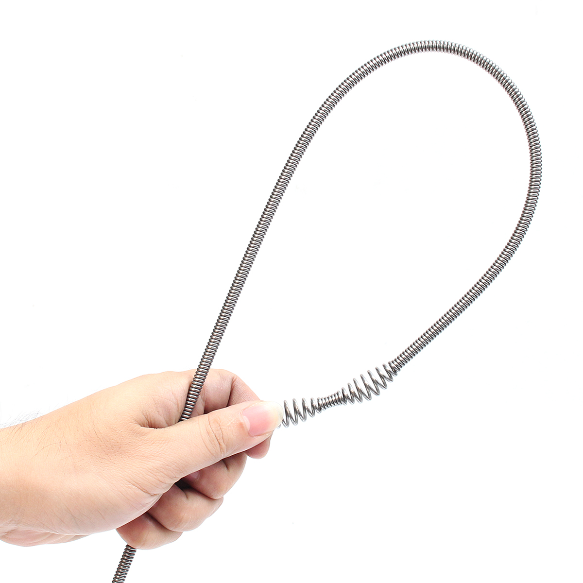 1Pcs 7M Wc Riool Klomp Lange Lijn Staal Lente Haak Keuken Badkamer Wastafel Pijp Drain Cleaner Pijplijn Haar reiniging Remover