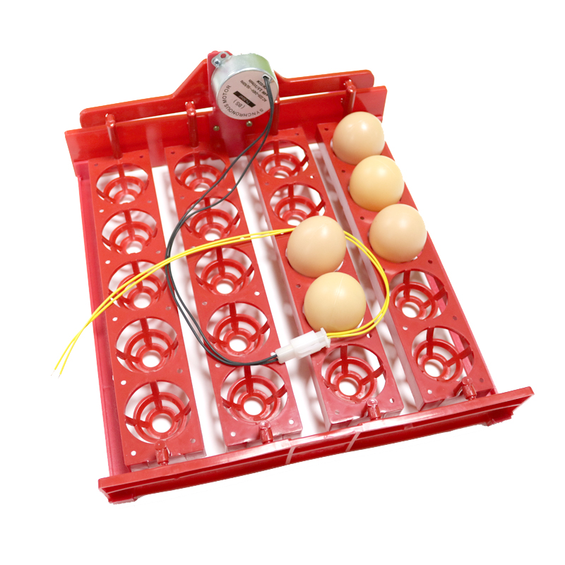 20 æg drejebakke inkubator kyllinger ænder og andet udstyr til inkubation af fjerkræ 110v / 220v 4 * 5 huller