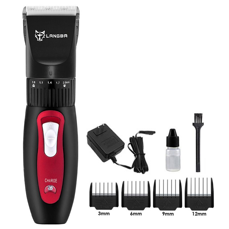 LANGBA-cortadora de pelo para perros y gatos, juego de aseo, máquina cortadora de pelo, con hoja de 33 dientes, RFCD2298: Standard