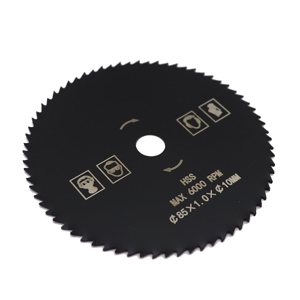 1pc Diameter 85mm 72T HSS Circular Saw Blade Bore 10mm Nitride Coated Wood Cutting