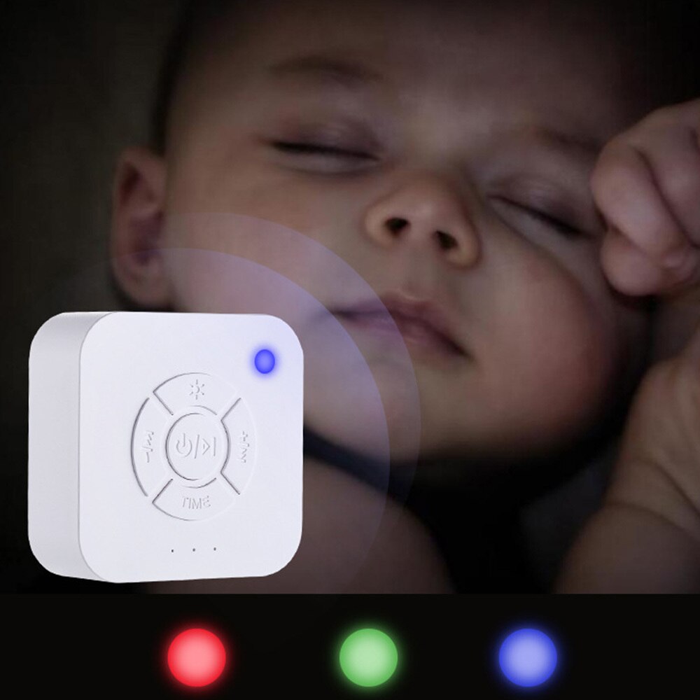 Bebê sono instrumento branco máquina de ruído recarregável cronometrado desligamento sono som máquina para o bebê relaxamento dormir