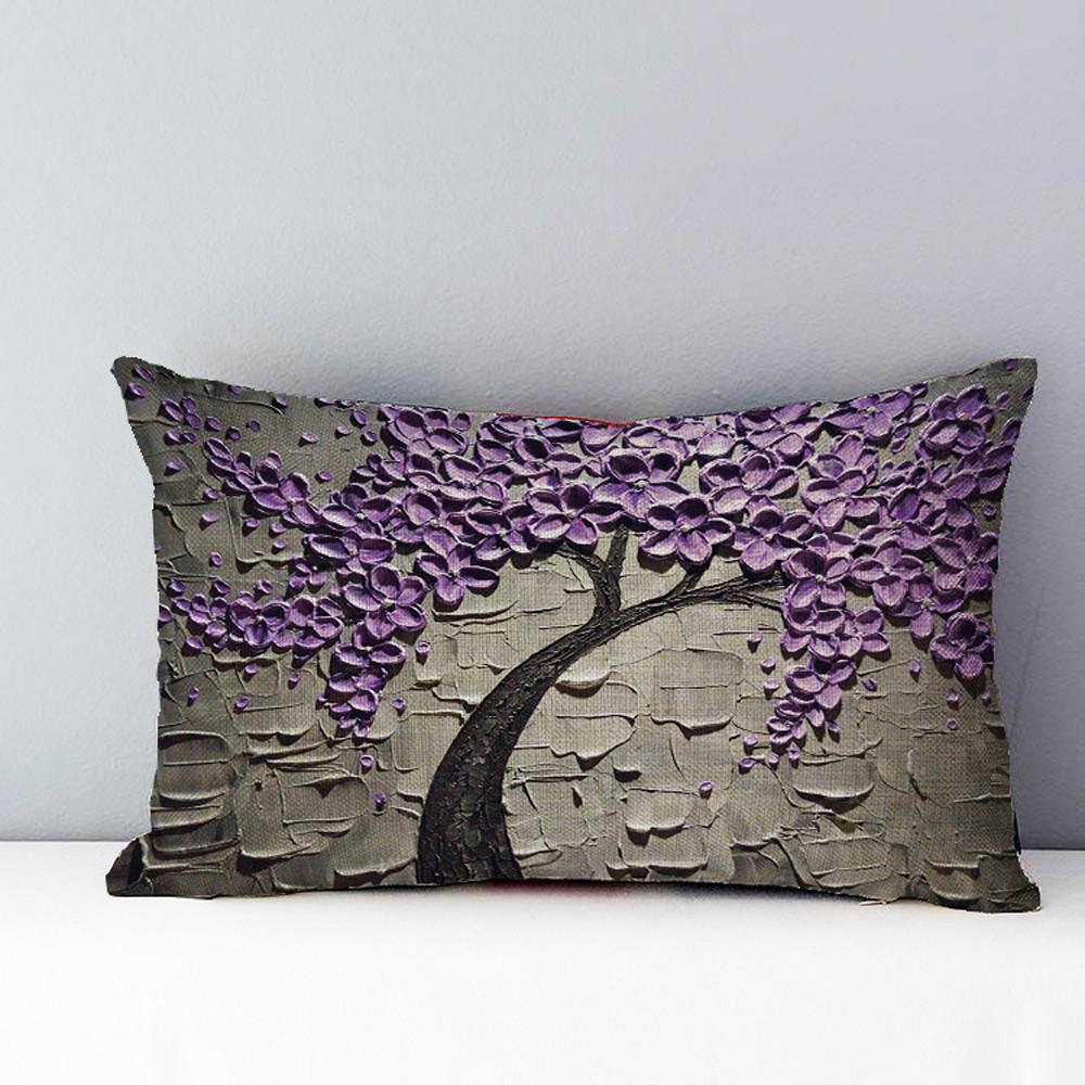 30*50cm Rectangle Pillow Cushion Case Toss Pillowcase Hidden Zipper Closure Soft Pillowcases Home Bed Ornament B1: L