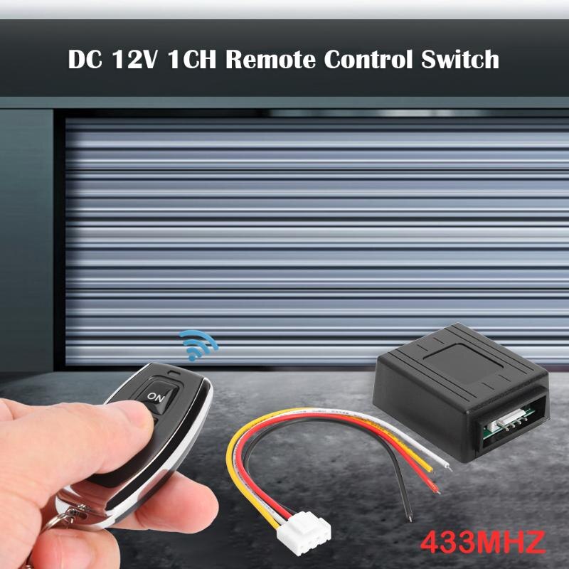 Car Wireless Remote Control Switch Operation Simple Conveninently ON/OFF Button DIY Electronic Lock Universal