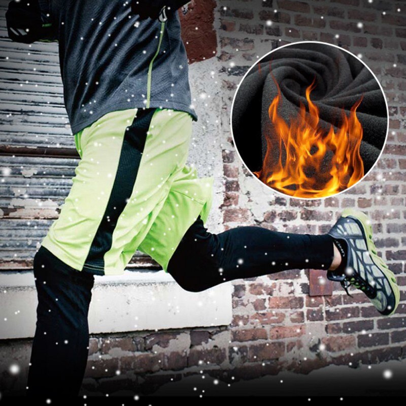 1pc Long Warmer Knee Pads Sleeve Thermal Breathable Compression Outdoor Autumn Winter Leg Wrap Warmer Protector