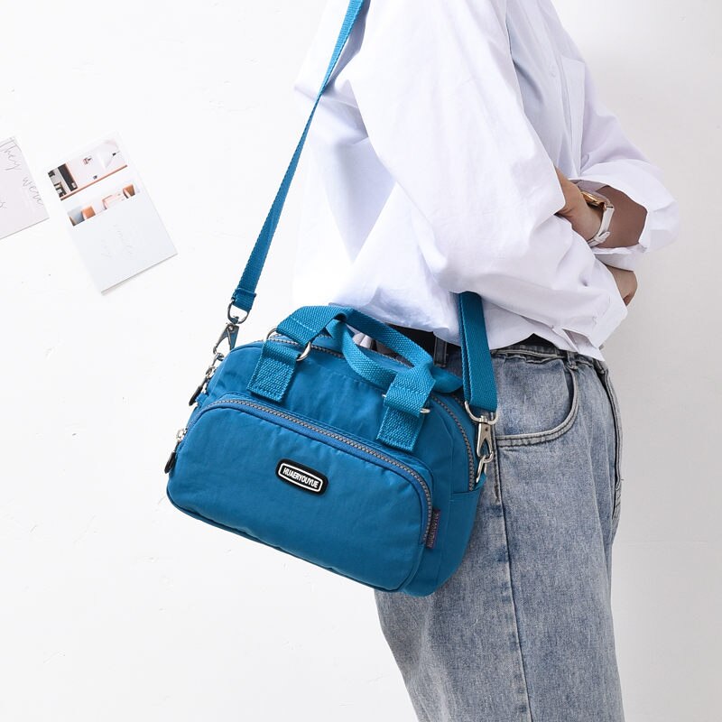 Multi-Pockets Small Women's Shoulder bag Female Travel Handbag Messenger Bag Ladies Nylon Tote CrossBody Bag Bolsas