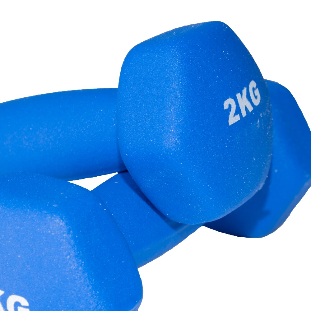 10KG Hex Matte Dumbbell Set Home Fitness Exercise Training Dumbbells