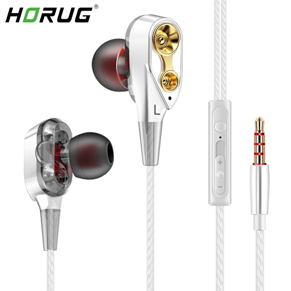 Horug Hifi Apparaten Oordopjes Oortelefoon Voor Iphone Gaming Bass Headset Koptelefoon In Ear Hoofdtelefoon Sport Met Microfoon