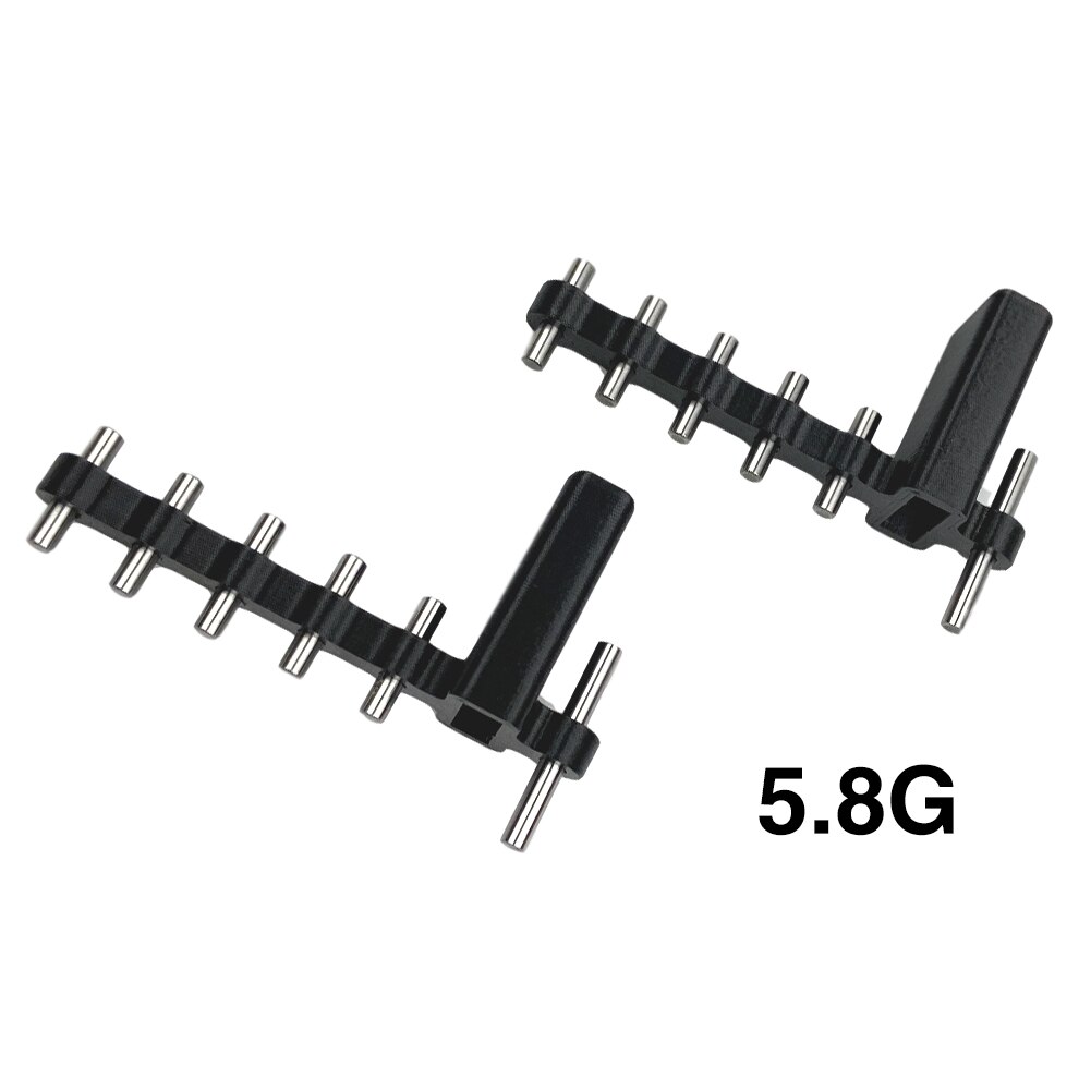 1 par letvægts rækkevidde 2.4g 5.8g rustfast yagi antenne forstærker bærbar signal booster til dji mavic mini pro 2 air: 5.8g