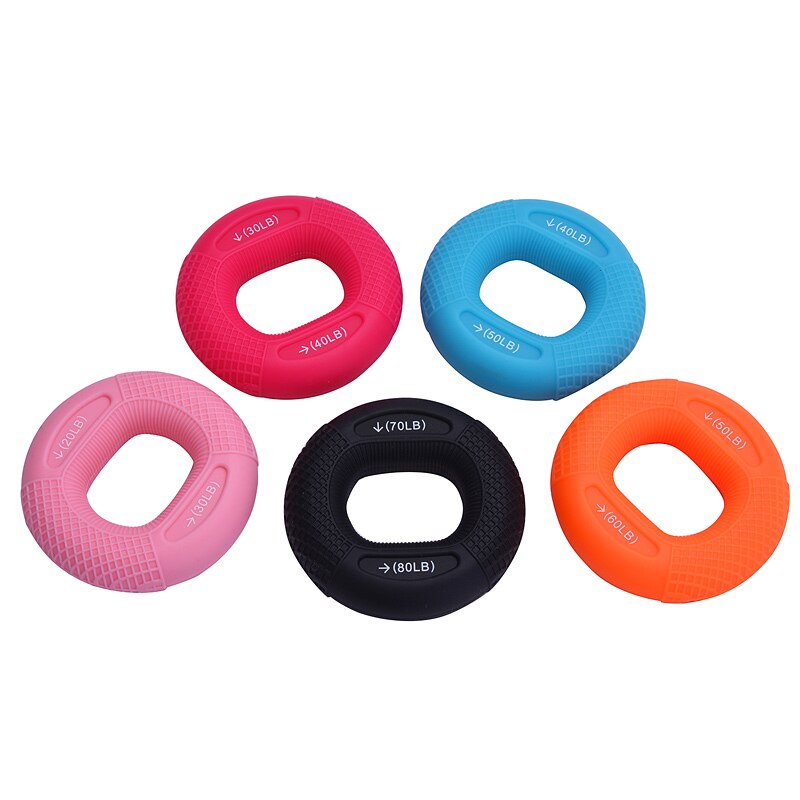 silicone Regolabile mano presa 20-80LB di Presa Anello di Barretta Avambraccio allenatore Carpale espansore muscolo allenamento Palestra per Il fitness