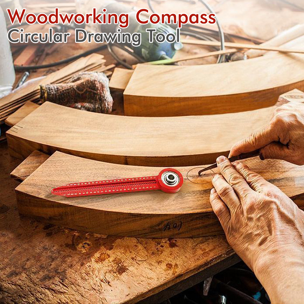 Woodworking Drawing Compass Circular Drawing Tool Hole Ruler High precision Woodworking Scribe Gauges Marking Measurement Tools