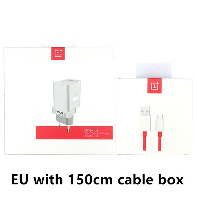 Ładowarka Oneplus 8 Pro Warp 30w Mclaren Adapter do ładowarki One Plus 8 7 7t Pro 6 6t 5 5t 3 3t inteligentny telefon 5V/6A 30 ładowanie kabla USB: Charger 150cm box
