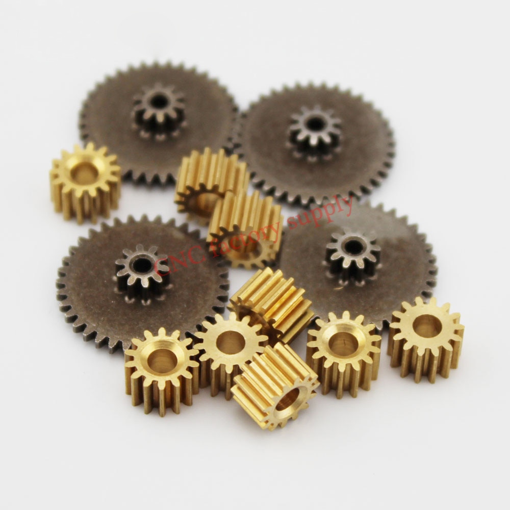 1pc metal gears 0.5 modulus brass reduction gears for principal axis gear DIY Micro Motor Gear Box Mating accessories