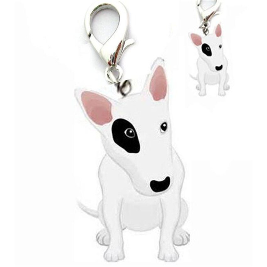 Praktische Hond Tag Schijf Pet ID Emaille Accessoires Kraag Bull Terrier Ketting Hanger Dog Supplies C30425