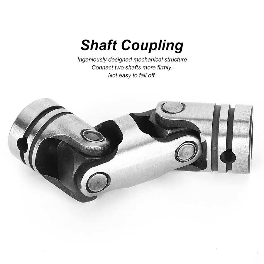 8x16x58mm Universal Joint Coupling Industrial Slider Accessories Alloy Steel 3-Section Shaft Coupling