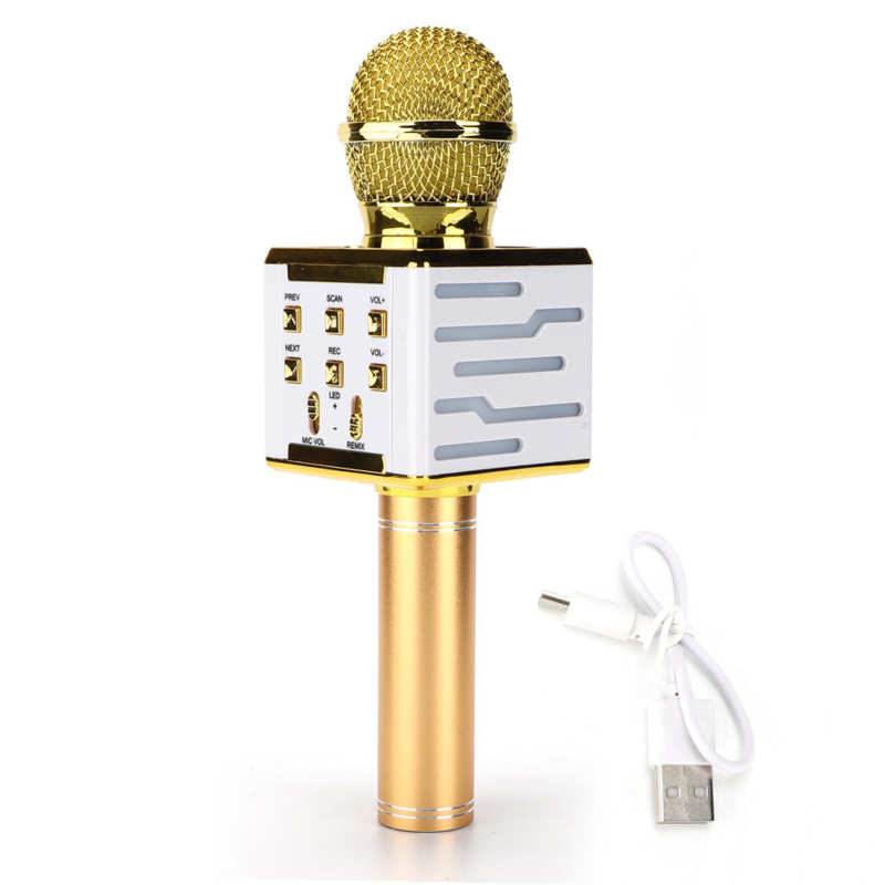 Microphone Portable sans fil, 5V DC, avec de réverbération, pour le chant: Default Title