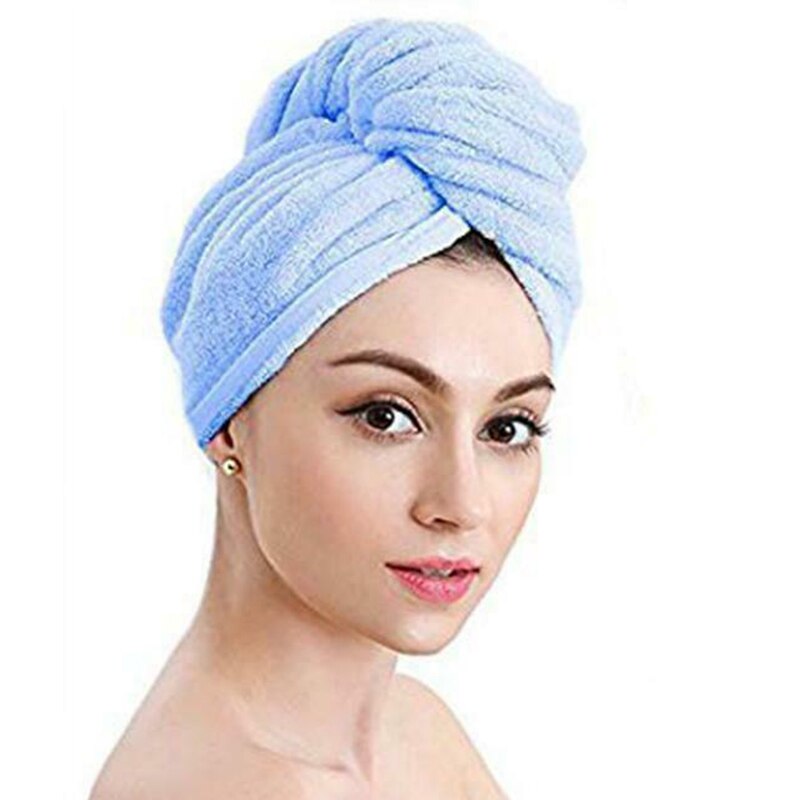 Sèche cheveux serviette bouchon Super absorbant microfibre doux séchage rapide Turban bain douche tête serviette KSI999