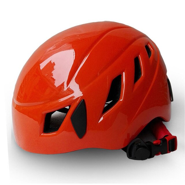 Outdoor Unisex Climbing Safety Helmet Hard Hat Construction Work Riot Helmet Rescue Construction Work Helmet: Orange