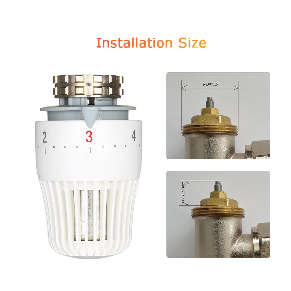 Thermostatic Radiator Valve Frost-proof Function Temperature Controller Heating System Constant Temperature Control Thermostat