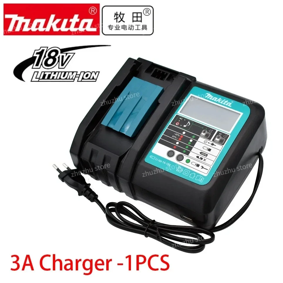 Makita Originele Lithium ion Oplaadbare Batterij 18V 6000mAh 18v boor Vervangende Batterijen BL1860 BL1830 BL1850 BL1860B: Chocolade