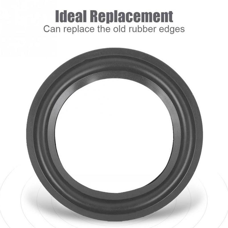 3/4/5/6/6.5/8/10/12 inch Elastic Rubber Edge Ring For Speaker Ring soft N7B3 Repair Edge durable Woofer Surround H6I6