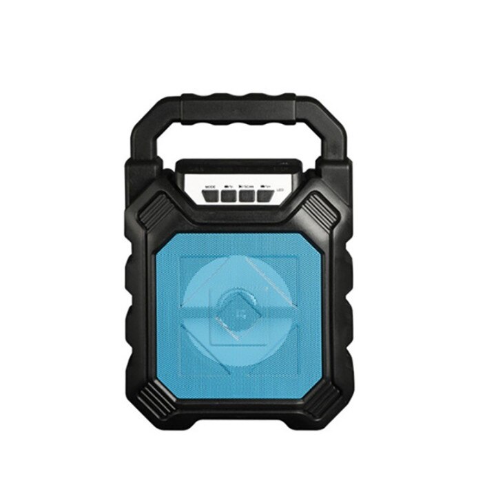 Draagbare Draadloze Bluetooth Speaker Groot Geluid Stereo Fm Radio Led Light Waterdichte Draagbare Outdoor Speaker: Blue1