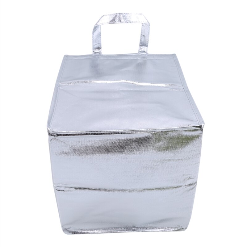 Koeltas Draagbare Voedsel Taart Geïsoleerde Zak Aluminiumfolie Thermische Doos Waterdicht Pak Ijs Lunchbox Levering Zak