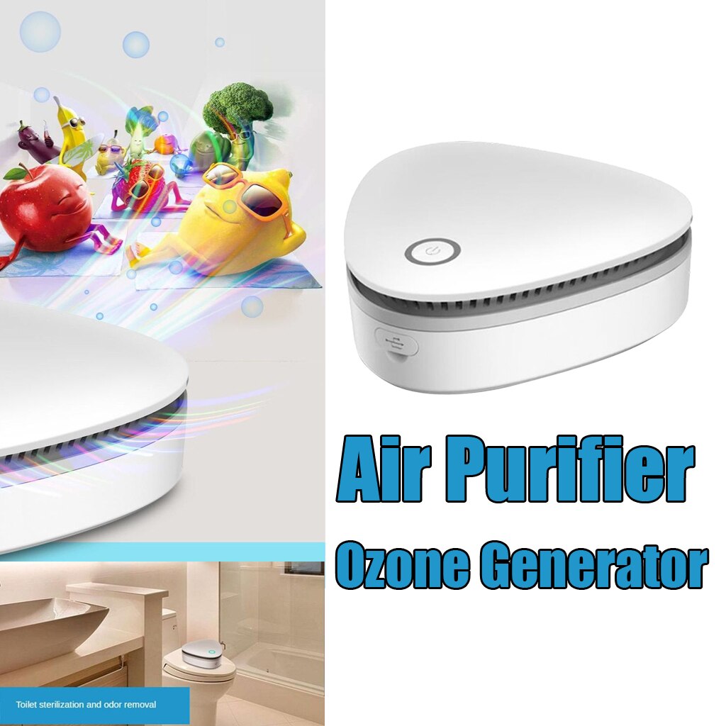 Air Purifier Ozone Generator Odor Removal Scent Elimination for Home Travel