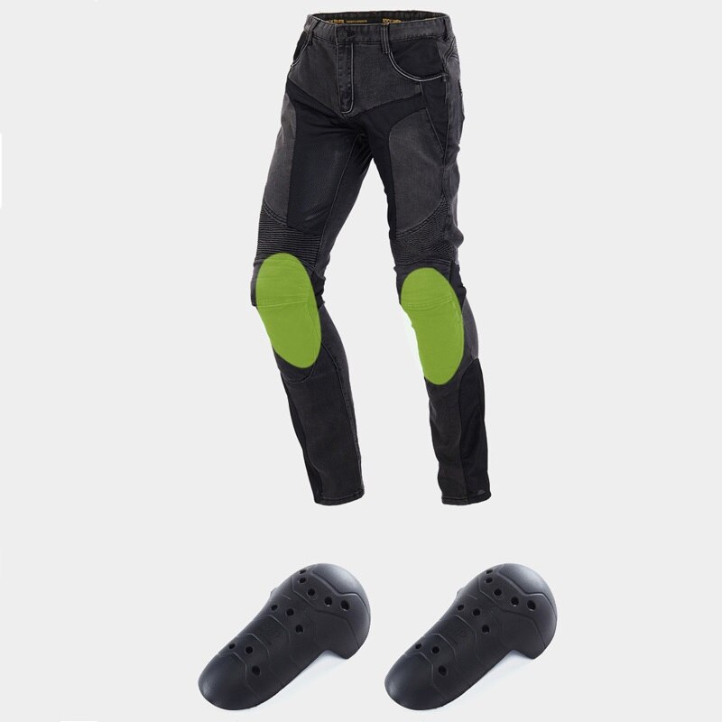 Motorcycle cross racing jeans summer breathable black mesh jeans for men Motorcycle protection pants motorcycle racing pants PK